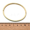 304 Stainless Steel Enamel Hinged Cuff Bangles for Women SA-CBAC920-15G-01F-5