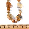 Natural Crazy Agate Beaded Necklaces NJEW-S399-23-4