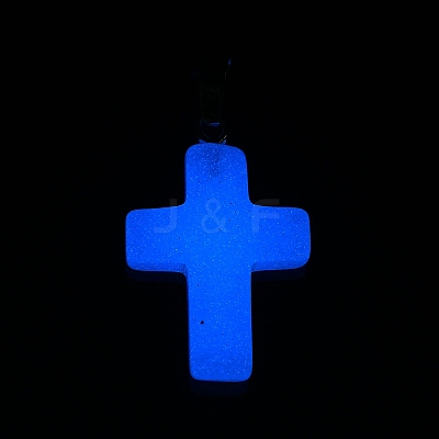 Synthetic Luminous Stone Dyed Pendants G-H308-06P-09-1