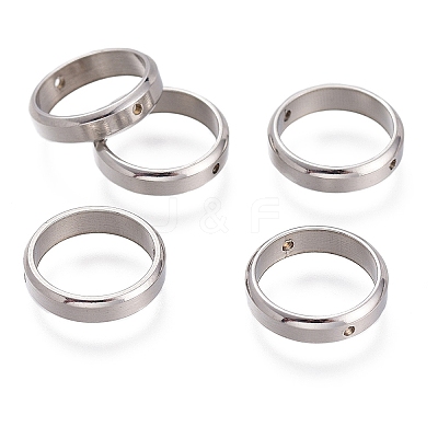Non-Tarnish 201 Stainless Steel Bead Frames STAS-L262-05A-P-1