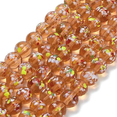 Handmade Lampwork Beads Strands LAMP-H071-01C-05-1