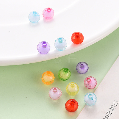 Transparent Acrylic Beads X-TACR-S152-21E-1