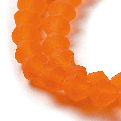 Imitate Austrian Crystal Frosted Glass Beads Strands LS-EGLA-A039-T6mm-MD11-1