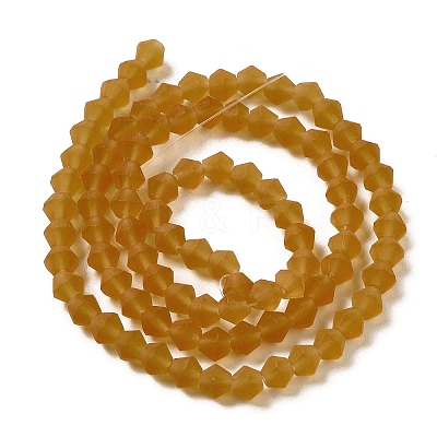 Imitate Austrian Crystal Frosted Glass Beads Strands EGLA-A039-T3mm-MD28-1