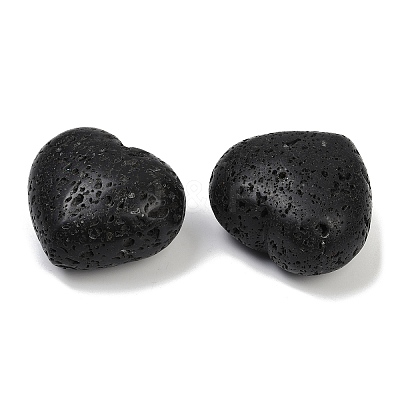 Heart Natural Lava Rock Palm Stone G-C186-03C-1