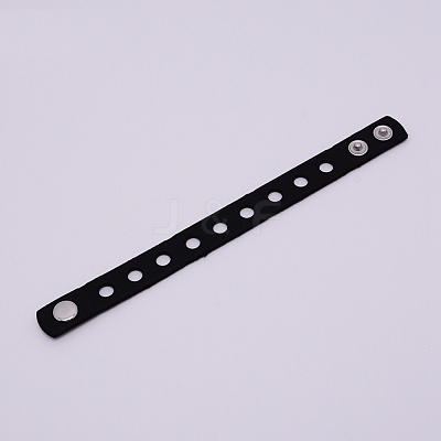Kids Silicone Cord Bracelets BJEW-WH0011-02C-1
