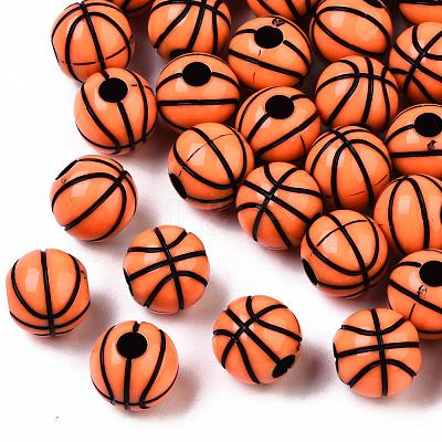 Craft Style Acrylic Beads X-MACR-T023-12A-1
