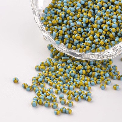 12/0 Opaque Colours Seep Glass Beads SEED-M008-C02-1