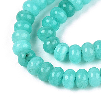 Dyed Natural White Jade Beads Strands G-T139-59A-10-1