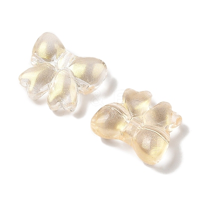 Transparent Spray Paint Glass Beads X-GLAA-Z011-02-1