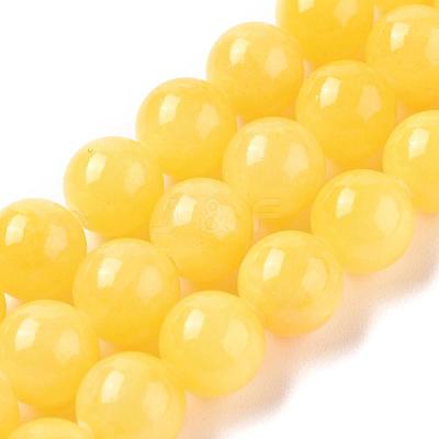 Natural Mashan Jade Beads Strands G-H1626-10MM-06-1