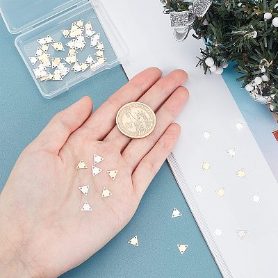 80Pcs 2 Colors Brass Chandelier Component Link KK-PH0001-90-1
