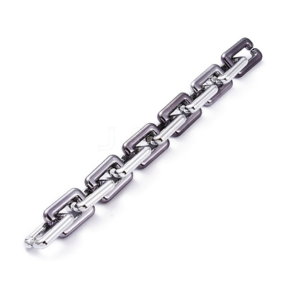 Handmade CCB Plastic Cable Chains AJEW-JB00666-03-1