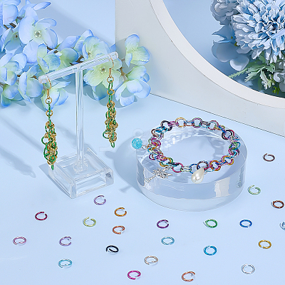 Aluminum Wire Open Jump Rings ALUM-PH0003-03-8mm-1