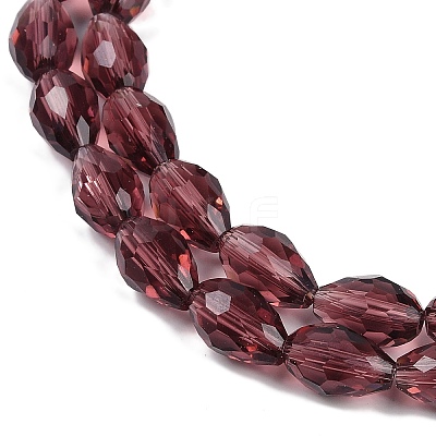 Transparent Glass Beads Strands EGLA-N013-T6mm-D03-1