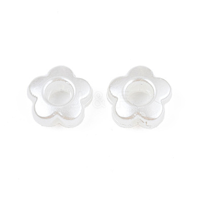 ABS Plastic Imitation Pearl Beads OACR-N008-117-1