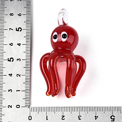 Handmade Lampwork Big Pendants LAMP-T025-06D-1