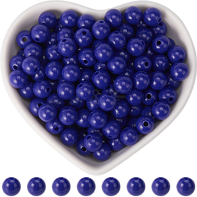 Opaque Acrylic Beads MACR-SP0001-27B-02-1