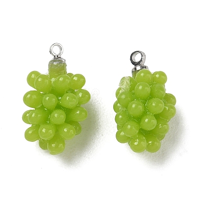 Opaque Acrylic Pendants AC-CBAD695-07A-1