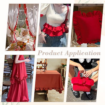 Pleated Satin Ribbons SRIB-GA0001-20A-1