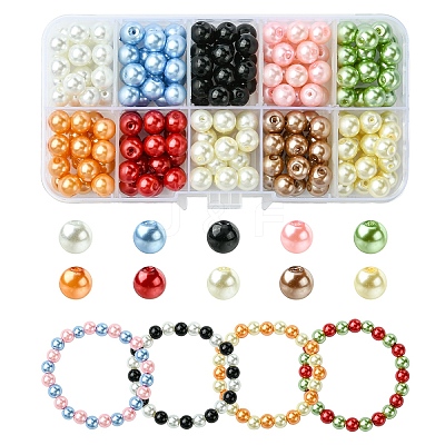 DIY Round Acrylic Bead Bracelets Making Kits DIY-YW0009-88-1