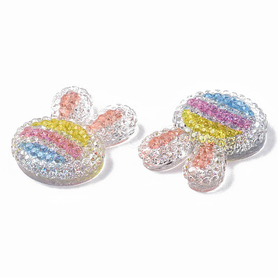 Transparent Resin Cabochons CRES-N034-10-1