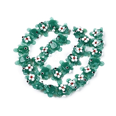 Handmade Lampwork Bumpy Beads Strands LAMP-T021-25E-1