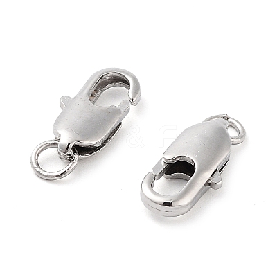 Brass Lobster Claw Clasps KK-I563-P03-1