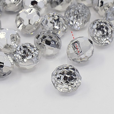 Acrylic Rhinestone Buttons BUTT-J005-M-1