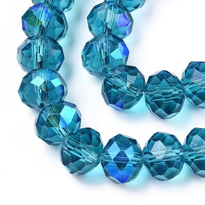 Electroplate Glass Beads Strands EGLA-A044-T1mm-L27-1