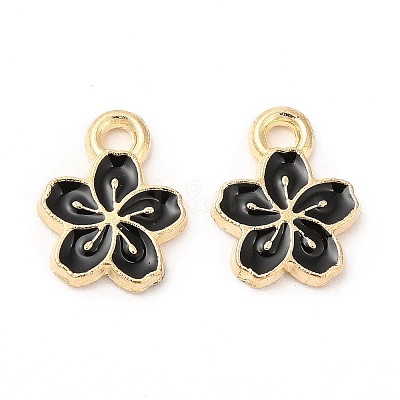 Alloy Enamel Charms ENAM-C005-34G-01-1
