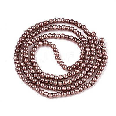 Baking Paint Glass Pearl Bead Strands HY-Q003-3mm-92-1