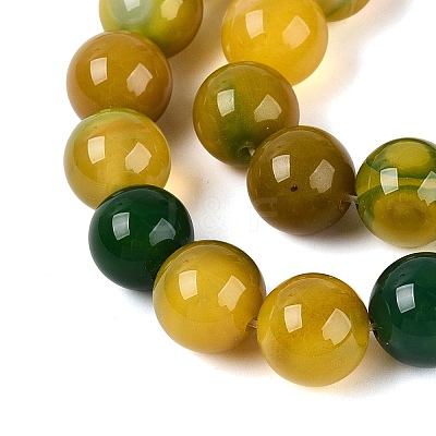Dyed Natural Agate Beads Strands G-Q606-45A-03-1