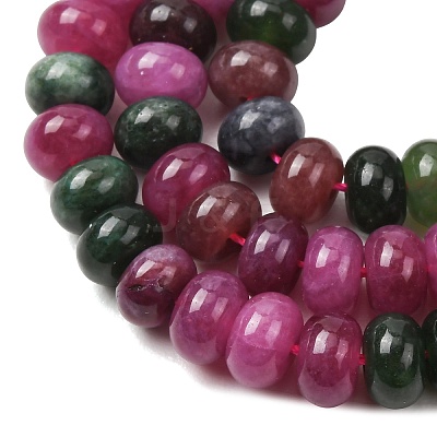 Natural White Jade Beads Strands G-E507-01-02-1