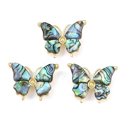 Brass Shell Brooch JEWB-C047-02G-01-1