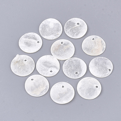 Capiz Shell Pendants X-SHEL-S274-71B-1