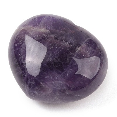 Natural Amethyst Thumb Massage Stone G-I367-06C-1