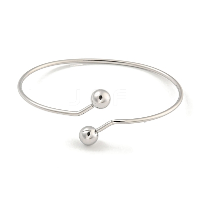 Non-Tarnish 304 Stainless Steel Cuff Bangles BJEW-P331-12P-1