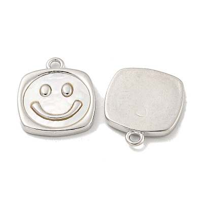 Natural White Shell Pendants KK-A214-11P-1