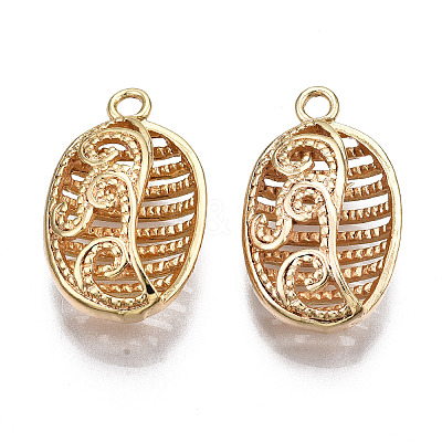 Brass Pendants KK-S356-403-NF-1