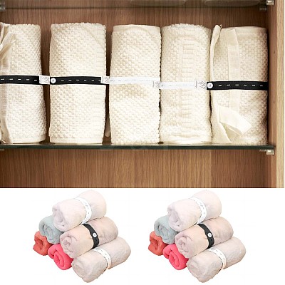 10Pcs 2 Colors TPU Elastic Binding Straps FIND-GF0004-18-1