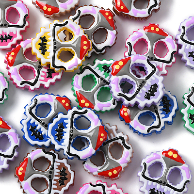 20Pcs Opaque Acrylic Beads OACR-CJ0001-57-1
