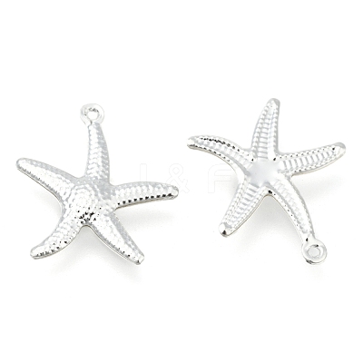 Starfish/Sea Stars Brass Pendants KK-L134-11S-1