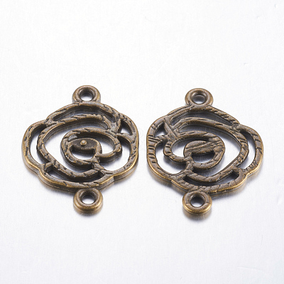 Tibetan Style Links connectors TIBEB-EA10947YKG-AB-FF-1