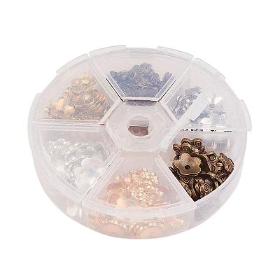 Tibetan Style Alloy Bead Caps PALLOY-JP0001-01-1
