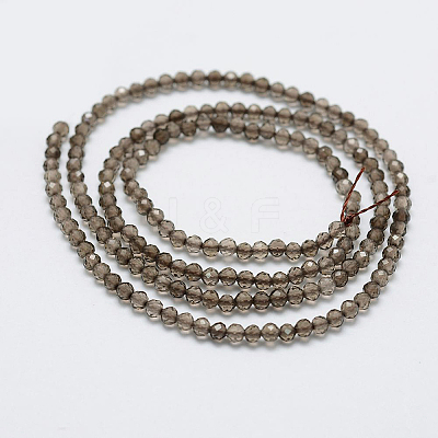 Natural Smoky Quartz Beads Strands G-D840-09-4mm-1