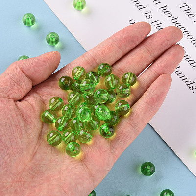 Transparent Acrylic Beads MACR-S370-A10mm-734-1