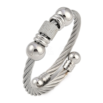 304 Stainless Steel Bangles for Women STAS-M023-17P-1