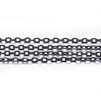 Handmade 304 Stainless Steel Cable Chains STAS-P213-05B-01-1
