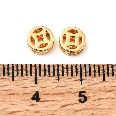 Brass Beads KK-D407-11G-1